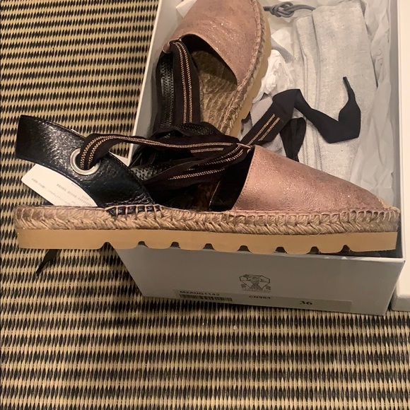 Brunello Cucinelli leather espadrille - Picture 7 of 8